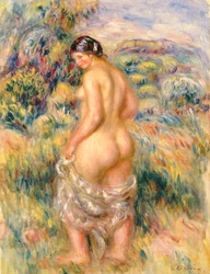 Standing Nude in a Landscape